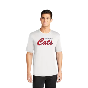 Cats Softball Mens white Tshirt st350